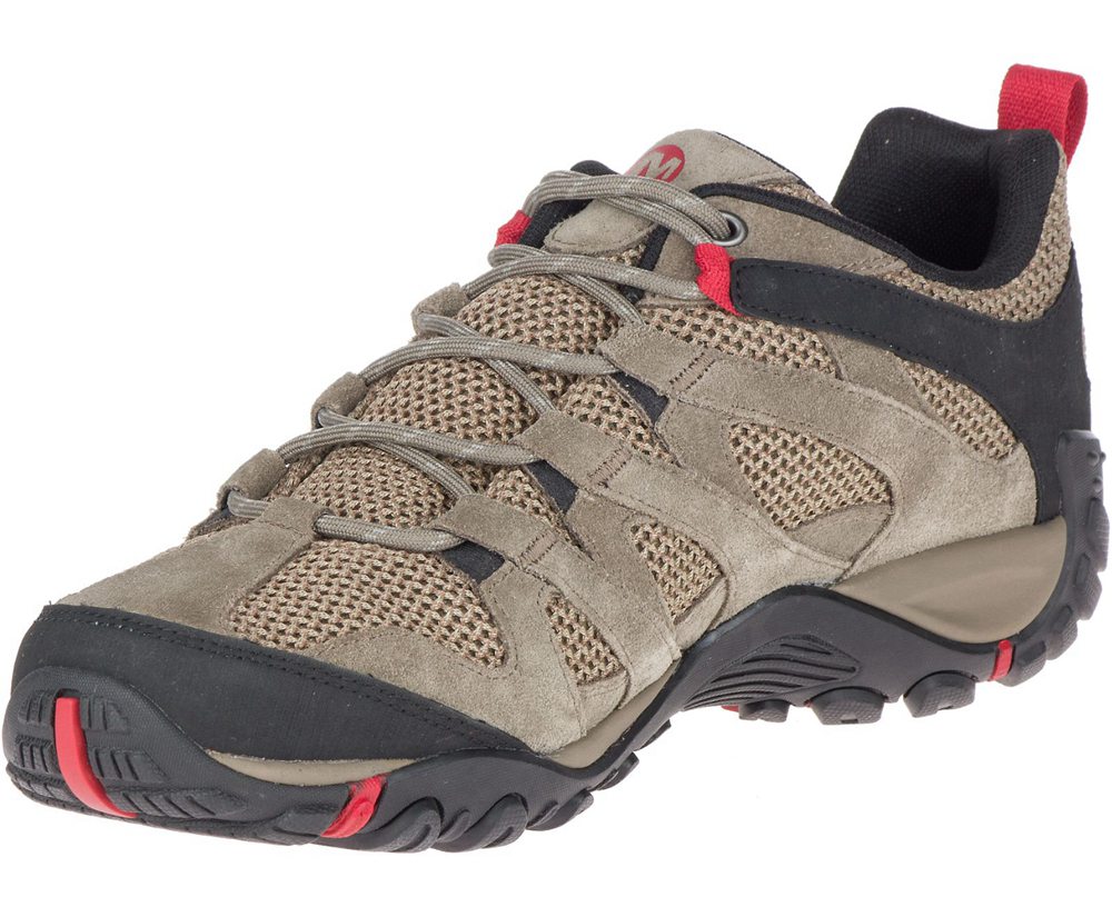 Merrell Hiking Shoes Brown - Alverstone - Mens 32JNFMQAO